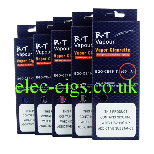 RT Vapour 650 CE4 E Cigarette Kit